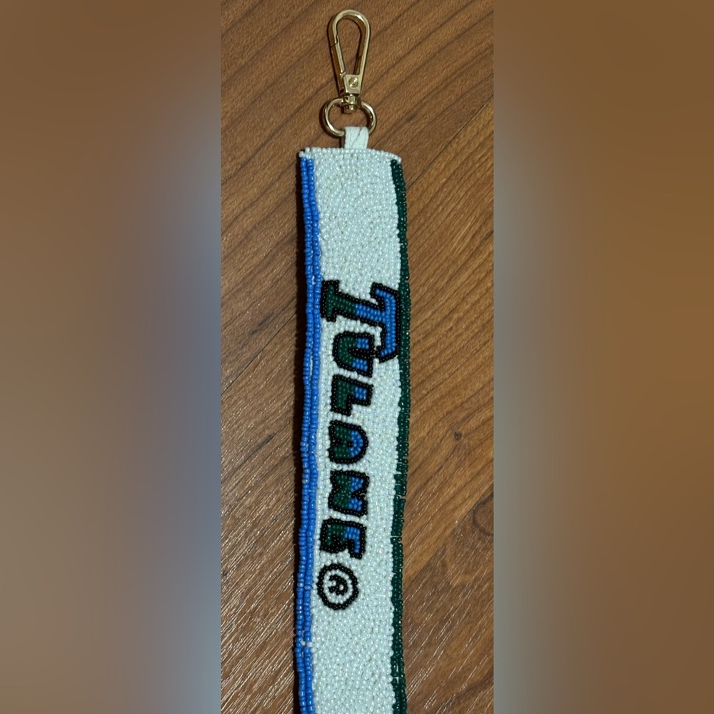 NEW Tulane University Beaded Purse Strap Game Day Gifts - Picture 3 of 4